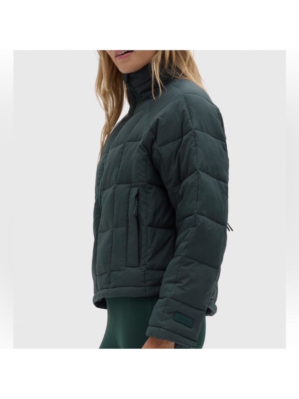 NEW Halfdays Nellie Packable Jacket in Alpine Green - Picture 3 of 3